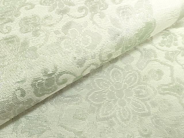 平和屋本店＊極上　夏物　本場筑前博多織　匠工芸　全通柄袋帯　正倉院花唐草　金銀糸　逸品　DZAB7584kh6