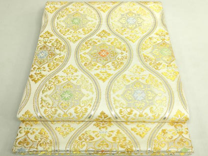 平和屋本店●極上　龍村美術織物　たつむら　六通柄　本袋帯　立湧装曜錦　金銀糸　逸品　DZAB7592kh6