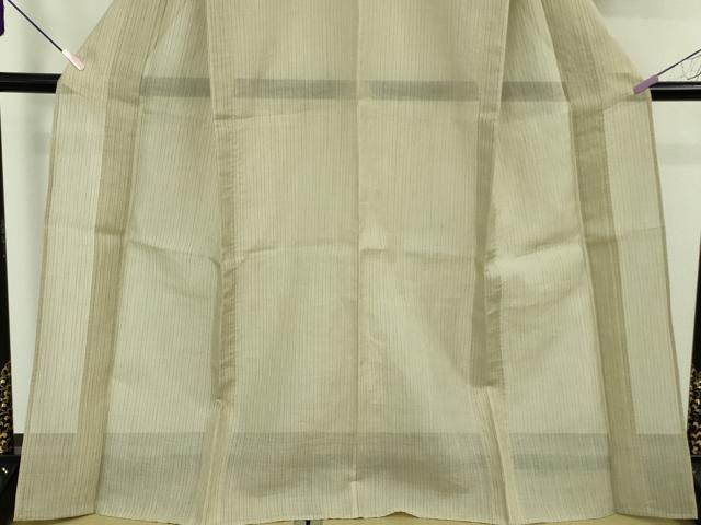 平和屋本店＊極上 夏物 石川県指定無形文化財 能登上布 本麻手織上布 山崎麻織物 山崎仁一 ほていや扱い 証紙付 逸品 未使用DZAB7602kh6　