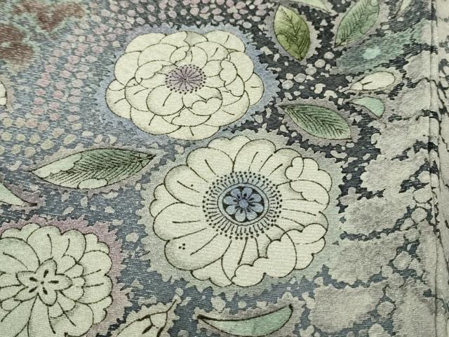 平和屋本店●極上　吉乃一廉　幻の辻が花　訪問着　暈し染め　銀通し地　逸品　DZAB7612kh6
