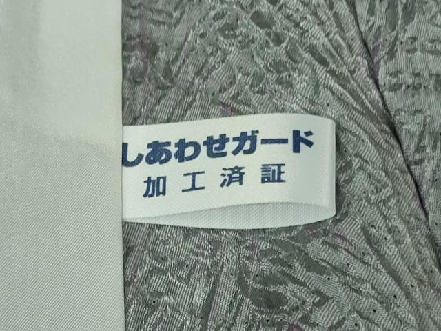平和屋着物▽極上　名門　藤娘きぬたや・総絞り　杢目絞り　小紋　単衣　ロング丈　逸品　DZAB7620kh6