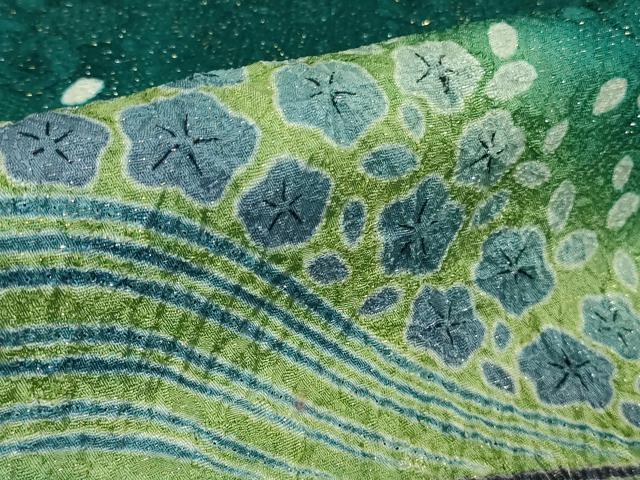 平和屋着物●極上　訪問着　流水花文　暈し染め　金通し地　逸品　DZAB7622kh6