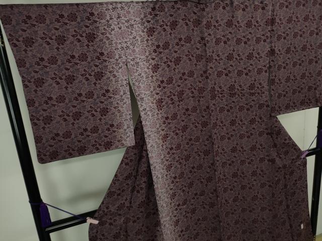 平和屋着物●極上 越後十日町の一流染匠 桐屋・翠山工房 訪問着 花唐草文 暈し染め 金銀彩 金通し地 ロング丈 やまと誂製 逸品 DZAB7633kh6