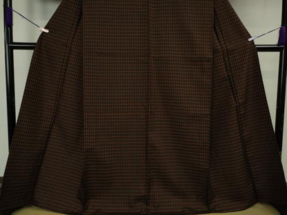平和屋本店▽極上 本場黄八丈 黒八丈 まるまなこ 紬 単衣 伝統工芸士 西條吉広 福田るな 手織 さが美扱い 証紙・冊子付き 逸品 DZAB7635kh6