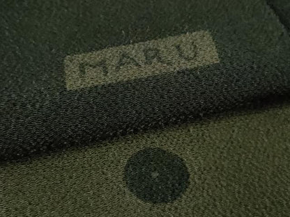 平和屋本店●極上　Maru　Factory　丸山正　小紋　変わり市松　鬼しぼ縮緬　逸品　DZAB7643kh6