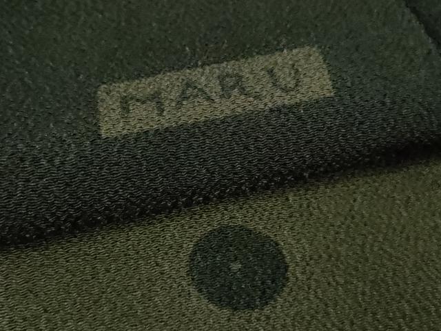 平和屋本店●極上　Maru　Factory　丸山正　小紋　変わり市松　鬼しぼ縮緬　逸品　DZAB7643kh6