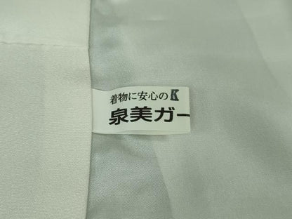 平和屋着物●極上　京加賀友禅　百貫石峰　訪問着　花篭　暈し染め　水色地　逸品　DZAB7646kh6