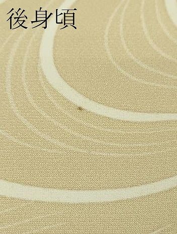 平和屋本店●極上　訪問着　刺繍　花筏　蜂蜜色地　金彩　逸品　未使用　DZAB7652kh6