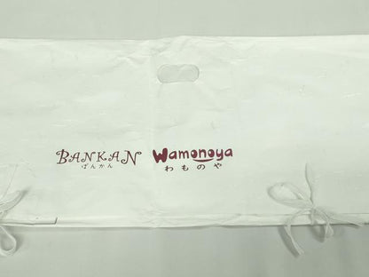平和屋着物∞極上　BANKANわものや　道中着　スリーシーズン 春夏秋 塵除け ロング丈　紗織 蛍暈し たとう紙・反端付き　逸品　DZAB7663kh6