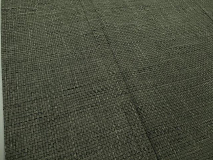 平和屋本店●極上　男性　紬　網代織　反端付き　逸品　未使用　DZAB7669kh6