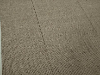 平和屋本店●極上　本場結城紬　重要無形文化財　100亀甲　総詰め　胡桃染色地　逸品　DZAB7679kh6
