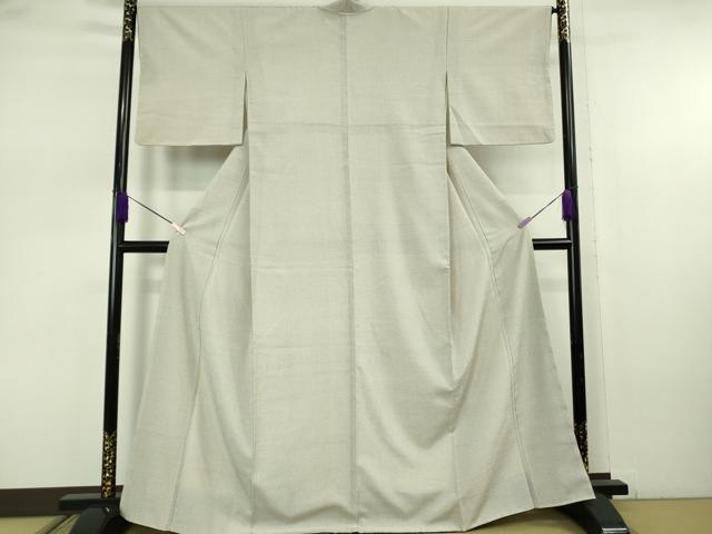 平和屋本店●極上　白鷹お召　蚊絣　逸品　DZAB7697kh6