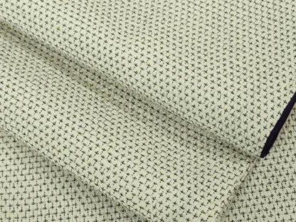 平和屋本店●極上　白鷹お召　蚊絣　逸品　DZAB7697kh6