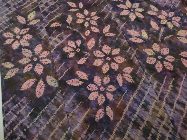 平和屋着物●極上　菅原工房　菅原結作　漢方染紬　訪問着　草花文　逸品　未使用　DZAB7698kh6