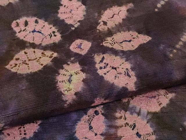 平和屋着物●極上　菅原工房　菅原結作　漢方染紬　訪問着　草花文　逸品　未使用　DZAB7698kh6