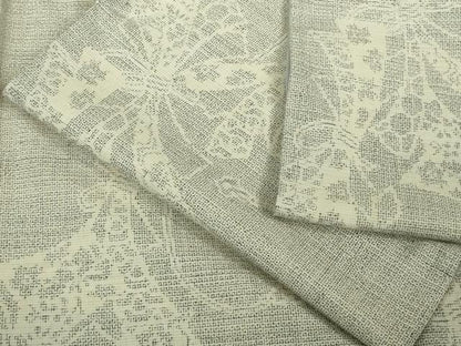 平和屋本店●極上　本場結城紬　重要無形文化財　100亀甲　束ね熨斗　逸品　DZAB7703kh6