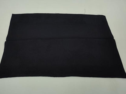 平和屋本店●極上　藍造り国選定無形文化財 藍師・佐藤昭人 矢野藍秀 色無地 無地染　濃藍色　認定証・反端付き　逸品 未使用　DZAB7705kh6