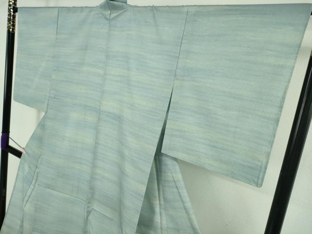 平和屋本店＊極上　夏物　石川県指定無形文化財　夏牛首紬　白山工房　手織り　逸品　未使用　DZAB7715kh6