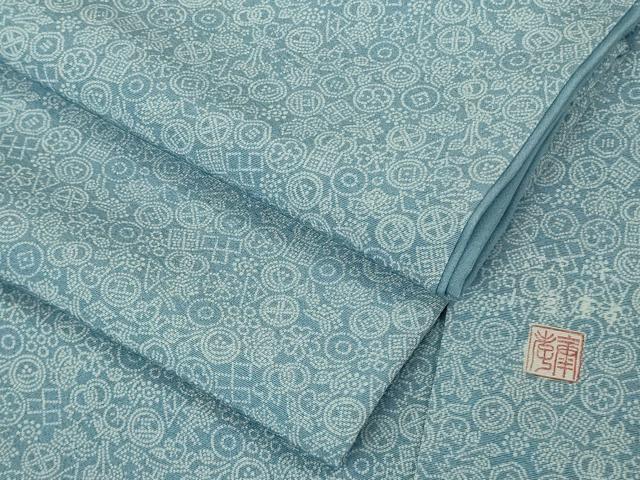 平和屋本店●極上　人間国宝　小宮康孝　江戸小紋　吉祥文　鈴乃屋扱い　逸品　DZAB7721kh6