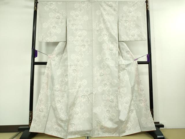 平和屋着物●極上　本場大島紬　白大島　120亀甲　鳳凰花文　逸品　DZAB7726kh6