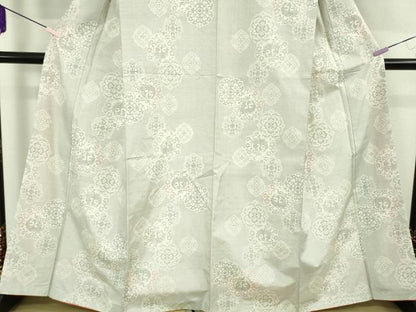 平和屋着物●極上　本場大島紬　白大島　120亀甲　鳳凰花文　逸品　DZAB7726kh6