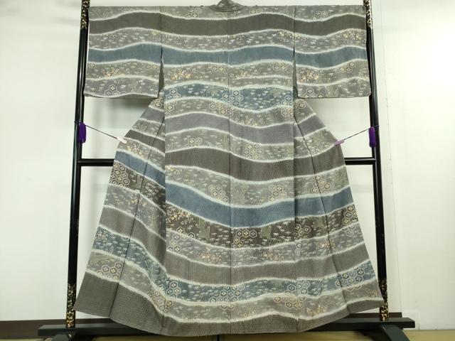 平和屋本店●極上 中国三大刺繍 スワトウ刺繍 汕頭・相良刺繍 総刺繍 訪問着 松竹梅 暈し染め 金糸 金通し地 さが美扱い 逸品　DZAB7737kh6
