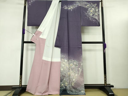 平和屋着物●極上　吉乃一廉　幻の辻が花　訪問着　暈し染め　金彩　まるやま扱い　逸品　DZAB7741kh6