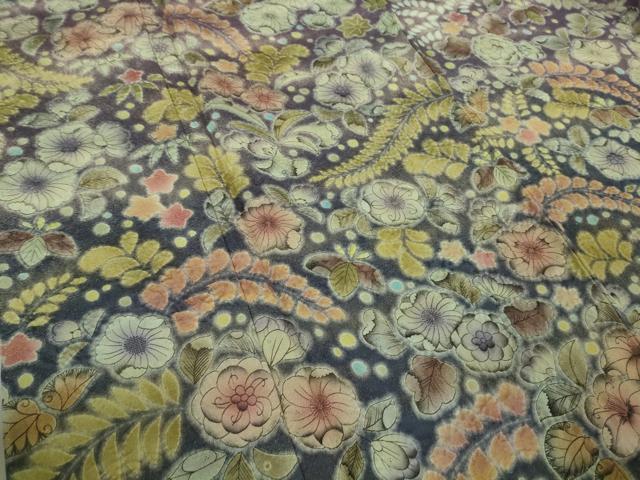 平和屋本店●極上　訪問着　辻が花　暈し染め　金通し地　逸品　DZAB7742kh6