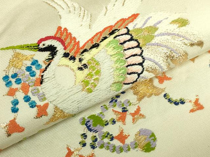 平和屋本店●極上　太鼓柄　本袋帯　龍村平蔵柄　千代乃冠　金銀糸　逸品　DZAB7775kh6