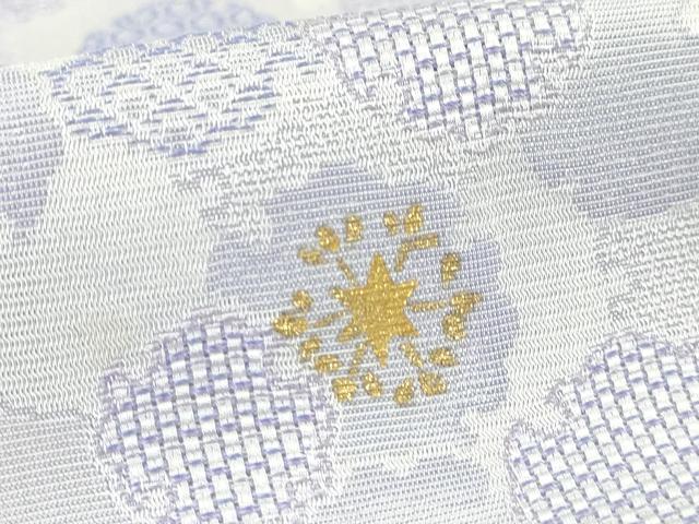 平和屋本店∞極上　長羽織　単衣　雪輪舞桜　金彩　逸品　DZAB7783kh6