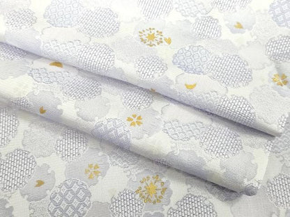 平和屋本店∞極上　長羽織　単衣　雪輪舞桜　金彩　逸品　DZAB7783kh6
