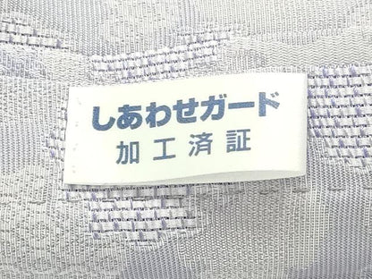 平和屋本店∞極上　長羽織　単衣　雪輪舞桜　金彩　逸品　DZAB7783kh6
