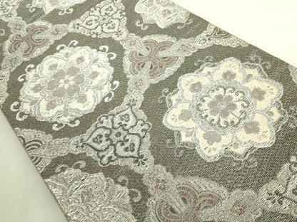 平和屋本店●極上　創業280年　誉田屋源兵衛　六通柄袋帯　唐織　正倉院花文　純白金　逸品　DZAB7802kh6