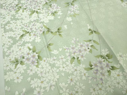 平和屋本店●極上　訪問着　枝垂れ花　暈し染め　高島屋扱い　逸品　未使用　DZAB7866kh6