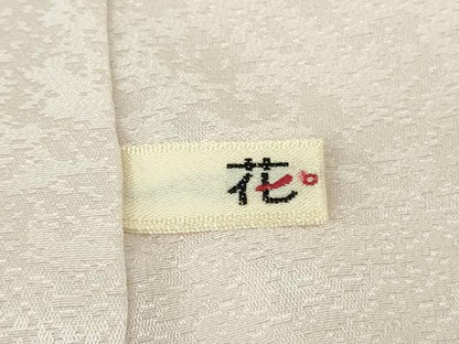 平和屋本店●極上　訪問着・長襦袢(無双仕立て)セット　駒刺繍　枝垂れ花　花丸文　金彩　逸品　未使用　DZAB7870kh6