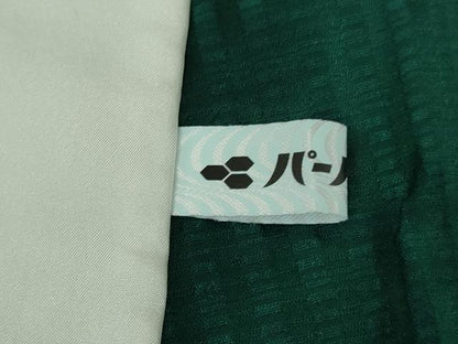 平和屋本店▽極上　キモノデザイナー　斉藤上太郎　小紋　単衣　草花文　たとう紙・反端付き　逸品　DZAB7898kh6