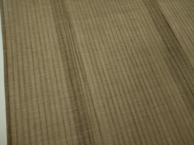 平和屋本店＊極上　夏物　夏柿泥　紗紬　越後おぐに　くるまや工房謹製　証紙付き　逸品　DZAB7915kh6