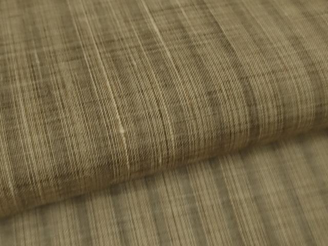 平和屋本店＊極上　夏物　夏柿泥　紗紬　越後おぐに　くるまや工房謹製　証紙付き　逸品　DZAB7915kh6