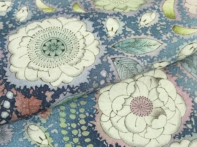 平和屋本店●極上　吉乃一廉　幻の辻が花　訪問着　暈し染め　銀通し地　逸品　DZAB7923kh6