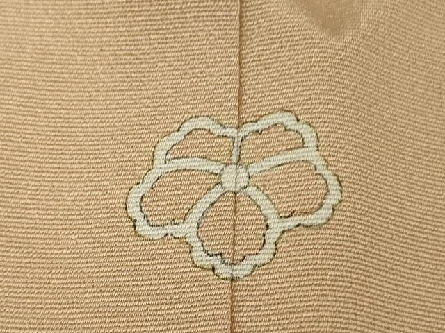 平和屋本店●極上　京都老舗銘店・に志田　訪問着　刺繍　草花　伽羅色地　金糸　たとう紙付き　逸品　DZAB7930kh6