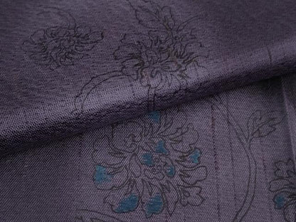 平和屋本店∞極上　長羽織　スリーシーズン　春夏秋　塵除け　刺繍　花丸文　暈し染め　やまと誂製　反端付き　逸品　未使用　DZAB7932kh6