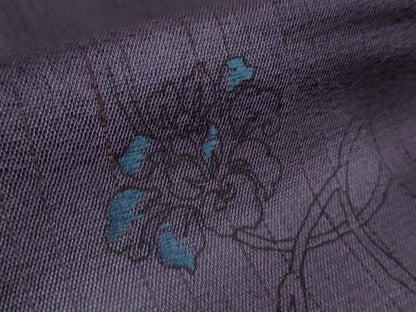 平和屋本店∞極上　長羽織　スリーシーズン　春夏秋　塵除け　刺繍　花丸文　暈し染め　やまと誂製　反端付き　逸品　未使用　DZAB7932kh6