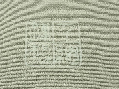 平和屋本店●極上　創業460年・千總　訪問着　駒刺繍　吉祥風景花文　絹鼠色地　暈し染め　金彩　逸品　DZAB7933kh6