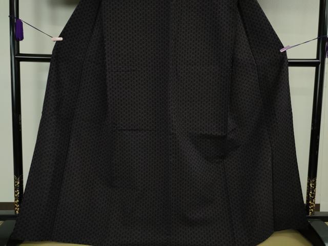 平和屋本店▽極上　久留米絣　単衣　綿　坂田織物謹製　証紙付き　逸品　DZAB7935kh6