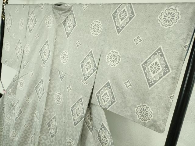 平和屋本店●希少　現代龍郷　龍郷絣　本場大島紬　白大島　7マルキ　真白　大島紬美幸謹製　松屋百貨店扱い　証紙付き　逸品　DZAB7938kh6