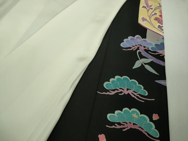 平和屋本店●極上　本加賀友禅作家　中町博志　黒留袖　松花文　逸品　DZAB7959kh6