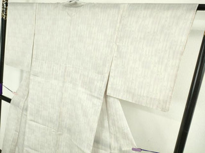 平和屋着物＊極上　夏物　明石ちぢみ　絣間道　逸品　DZAB7981kh6