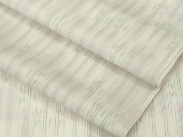 平和屋着物＊極上　夏物　明石ちぢみ　絣間道　逸品　DZAB7981kh6