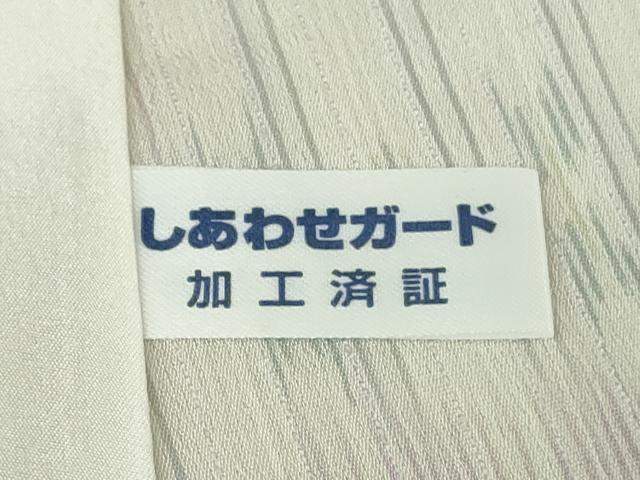 平和屋着物＊極上　夏物　明石ちぢみ　絣間道　逸品　DZAB7981kh6