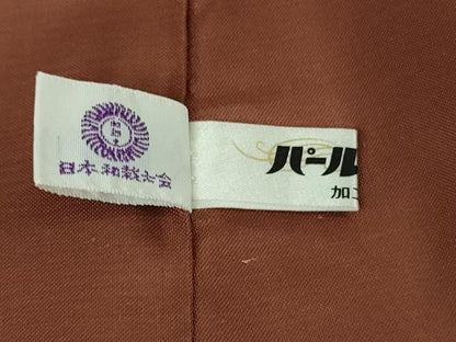 平和屋本店●極上　本場結城紬　重要無形文化財　80亀甲　奥順謹製　灰汁色地　証紙付き　逸品　未使用　DZAB7983kh6